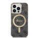 Set Guess GUBPP14LH4EACSK Case+ Charger iPhone 14 Pro 6.1’’ black/black hard case 4G Print MagSafe - Cell phone cases