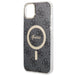 Set Guess GUBPP14MH4EACSK Case+ Charger iPhone 14 Plus 6.7’’ black/black hard case 4G Print MagSafe - Cell phone cases