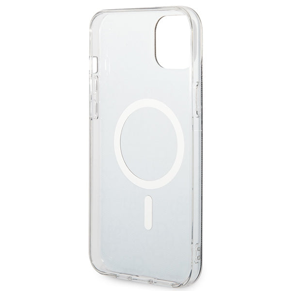 Set Guess GUBPP14MH4EACSK Case+ Charger iPhone 14 Plus 6.7’’ black/black hard case 4G Print MagSafe - Cell phone cases