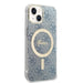 Set Guess GUBPP14SH4EACSB Case+ Charger iPhone 14 6.1’’ blue/blue hard case 4G Print MagSafe - Cell phone cases