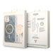 Set Guess GUBPP14SH4EACSB Case+ Charger iPhone 14 6.1’’ blue/blue hard case 4G Print MagSafe - Cell phone cases