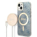 Set Guess GUBPP14SH4EACSB Case+ Charger iPhone 14 6.1’’ blue/blue hard case 4G Print MagSafe - Cell phone cases