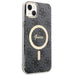 Set Guess GUBPP14SH4EACSK Case+ Charger iPhone 14 6.1’’ black/black hard case 4G Print MagSafe - Cell phone cases