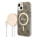 Set Guess GUBPP14SH4EACSW Case+ Charger iPhone 14 6.1’’ brown/brown hard case 4G Print MagSafe - Cell phone cases