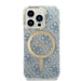 Set Guess GUBPP14XH4EACSB Case+ Charger iPhone 14 Pro Max 6.7’’ blue/blue hard case 4G Print MagSafe - Cell phone cases