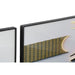 Set of 3 pictures DKD Home Decor Aluminium MDF Wood 240 x 3 x 80 cm (3 Pieces) - Декорация и Осветление<<<Дом