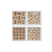 Set of 4 pictures Home ESPRIT Paper Crystal 22 x 2 x 22 cm - Декорация и Осветление<<<Дом Градина<<<BigBuy&&&Картини и