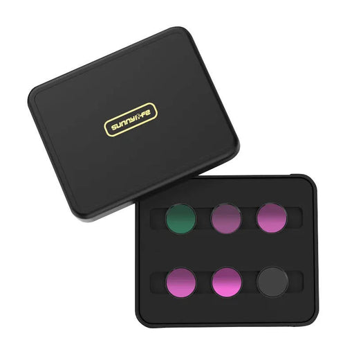Set of 6 filters MCUV + CPL + ND4 + ND8 + ND16 + ND32 Sunnylife for Insta360 GO 3/2 - For sports