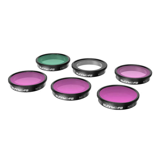 Set of 6 filters MCUV + CPL + ND4 + ND8 + ND16 + ND32 Sunnylife for Insta360 GO 3/2 - For sports