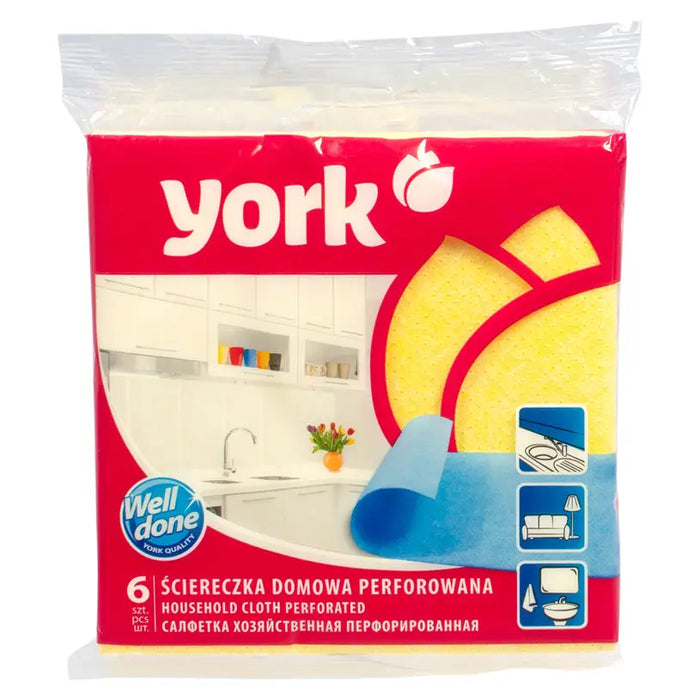 SET OF 6 PIECES FOR DAMPING 34X35 YORK - Продукти за почистване<<<Домашни потреби<<<Кухня<<<Praktiker