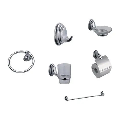 SET OF ACCESSORIES 6 PIECES INTER CERAMIC - Аксесоари за баня<<<Аксесоари за баня<<<Баня<<<Praktiker&&&Аксесоари за