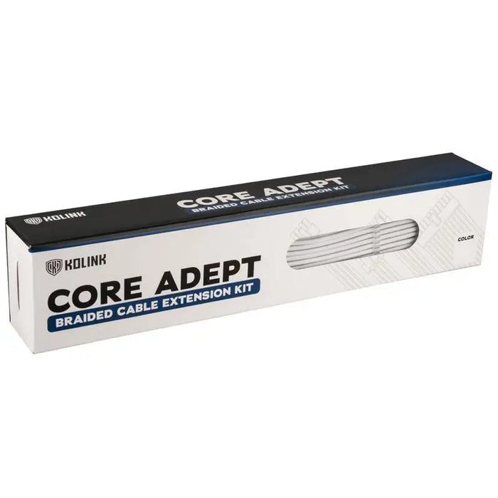 Set of braided cables Kolink Core White - Входно-изходни контролери<<<Компютърни компоненти<<<ValiAPI