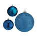 Set of Christmas balls Krist+ Blue Plastic (12 Units) - Декорация и Осветление<<<Дом Градина<<<BigBuy&&&Коледни