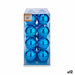 Set of Christmas balls Krist+ Blue Plastic (12 Units) - Декорация и Осветление<<<Дом Градина<<<BigBuy&&&Коледни