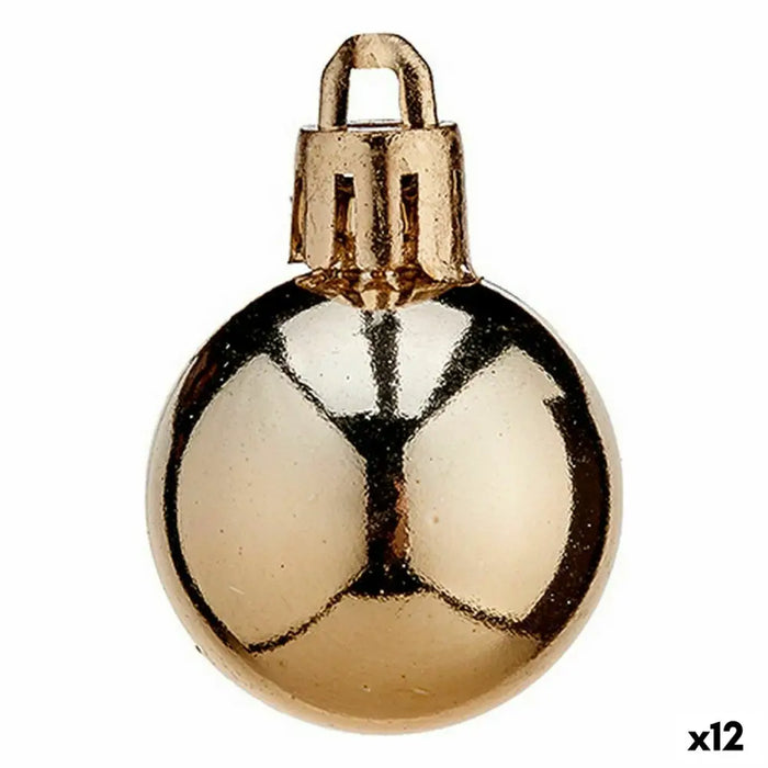 Set of Christmas balls Krist+ Copper Plastic (12 Units) - Декорация и Осветление<<<Дом Градина<<<BigBuy&&&Коледни