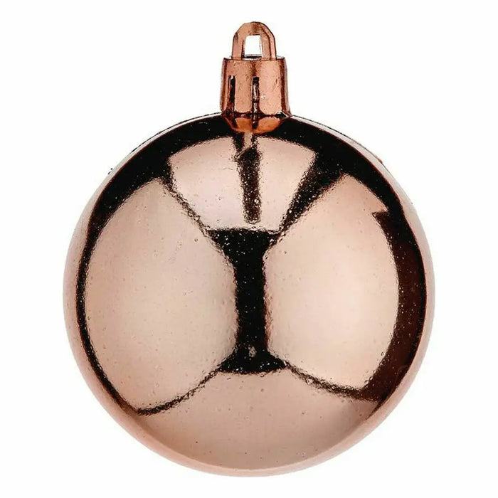 Set of Christmas balls Krist+ Copper Plastic (12 Units) - Декорация и Осветление<<<Дом Градина<<<BigBuy&&&Коледни