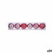 Set of Christmas balls Krist+ Pink Plastic Ø 8 cm (24 Units) - Декорация и Осветление<<<Дом Градина<<<BigBuy&&&Коледни
