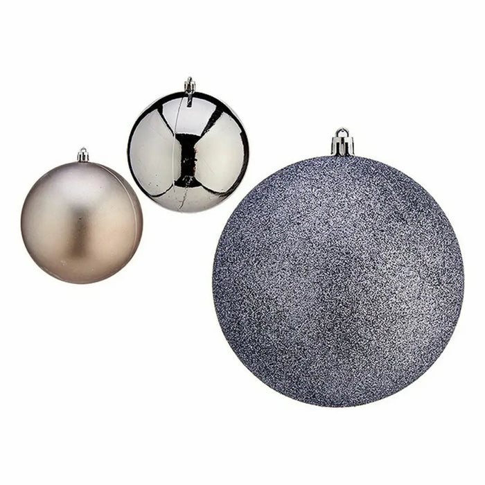 Set of Christmas balls Krist+ Silver Plastic (6 Units) - Декорация и Осветление<<<Дом Градина<<<BigBuy&&&Коледни