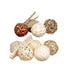 Set of Decorative Balls Gift Decor White Brown 22 x 40 x 9 cm (12 Units) - Декорация и Осветление<<<Дом