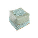 Set of decorative boxes DKD Home Decor Blue Turquoise Natural Light grey Bamboo Boho - Декорация и Осветление<<<Дом