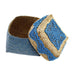 Set of decorative boxes DKD Home Decor Blue Turquoise Natural Light grey Bamboo Boho - Декорация и Осветление<<<Дом