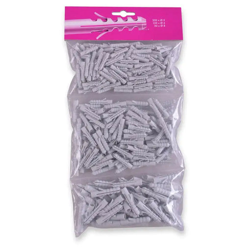 SET OF DOGS 400 PCS. SELBO - Комплекти дюбели и винтове<<<Дюбели<<<Инструменти и железария<<<Praktiker