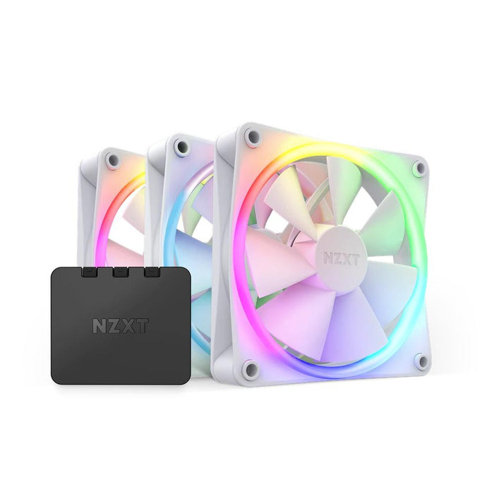 Set of fans NZXT F120 RGB White 3 pieces and NZXT RGB controller - Вентилатори<<<Компютърни