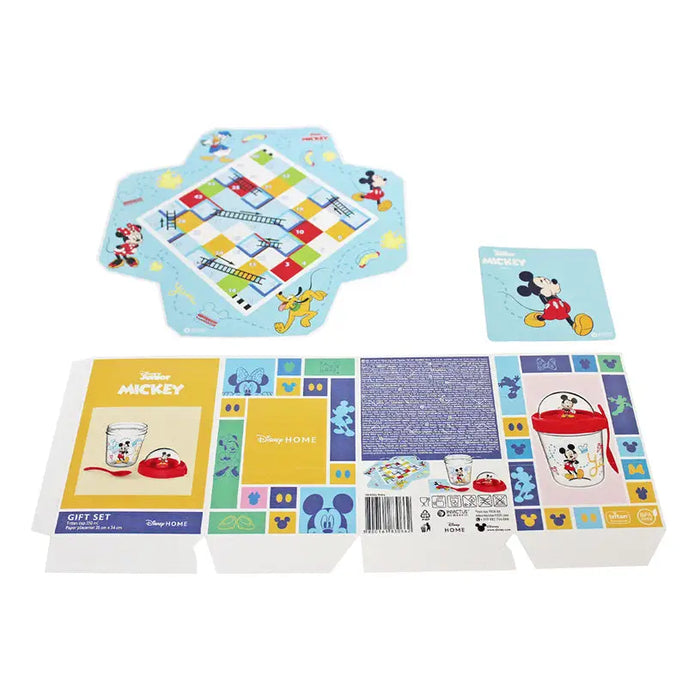 SET OF GLASS WITH FIGURE + MICKEY DISNEY BOARD GAME - Кутии за храна и купи<<<Домашни потреби<<<Кухня<<<Praktiker