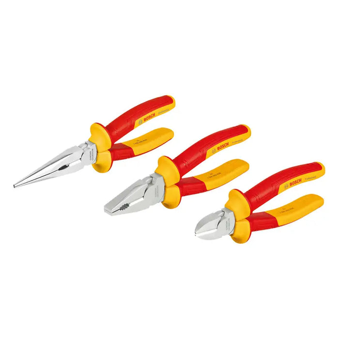SET OF HIGH VOLTAGE PLIERS BOSCH PROFESSIONAL 3 PIECES - Клещи<<<Ръчни инструменти<<<Инструменти и железария<<<Praktiker