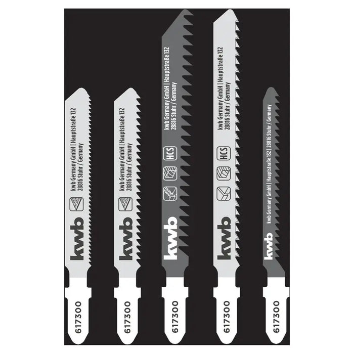 SET OF JIG SAW KNIVES 20 PCS. KWB - Ножове за прободни триони<<<Консумативи за електроинструменти<<<Инструменти и