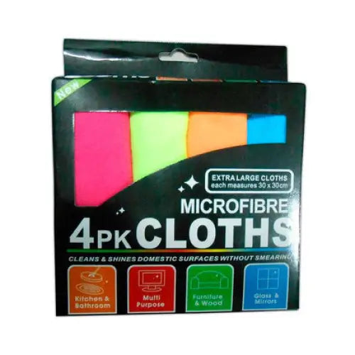 SET OF MICROFIBER TOWELS 4 PCS INTRADEDEPO - Продукти за почистване<<<Домашни потреби<<<Кухня<<<Praktiker