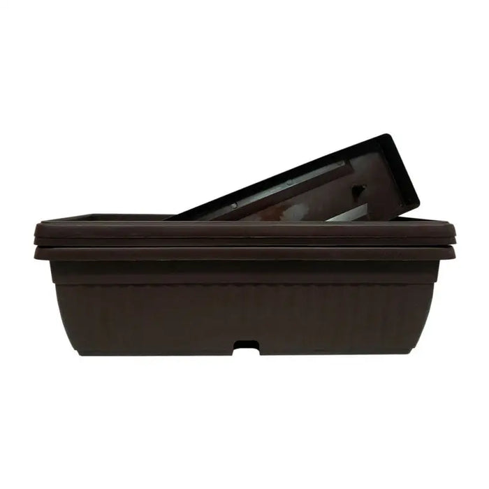 SET OF PLASTIC BOXES 3 PCS - Сандъци<<<Саксии кашпи и цветарници<<<Градина<<<Praktiker&&&Сандъци<<<Саксии кашпи и