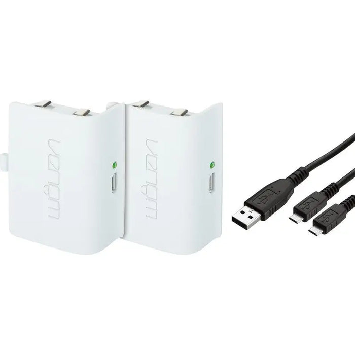 Set of two rechargeable batteries for Xbox One Venom White VS2860 - Плеър DVD<<<Конзоли и аксесоари<<<ТВ Аудио