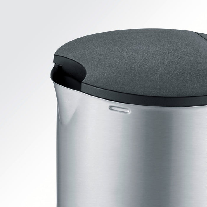 Severin WK 3409 electric kettle 1.7 L 2200 W Black, Stainless steel