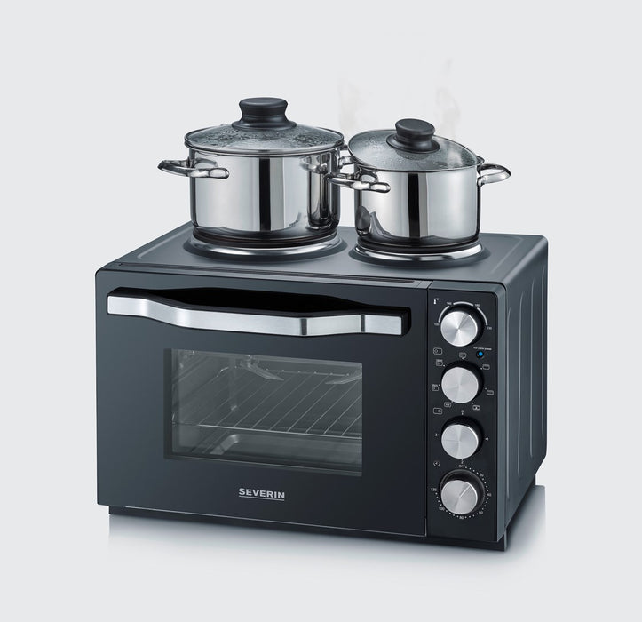 Severin TO 2074 toaster oven 30 L 2500 W Black Grill