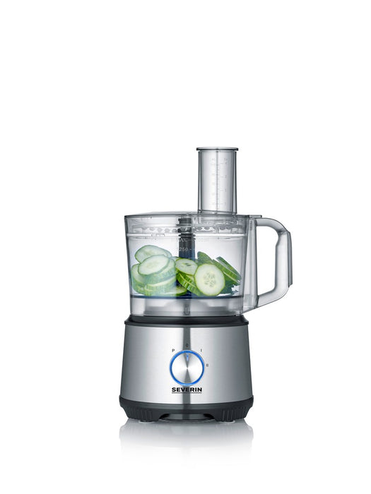 Severin KM 3892 food processor 1200 W 1.5 L Black, Stainless steel, Transparent