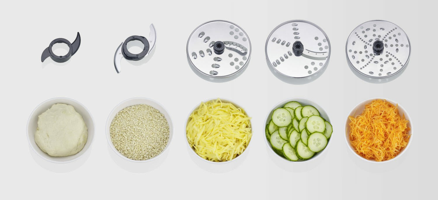 Severin KM 3892 food processor 1200 W 1.5 L Black, Stainless steel, Transparent