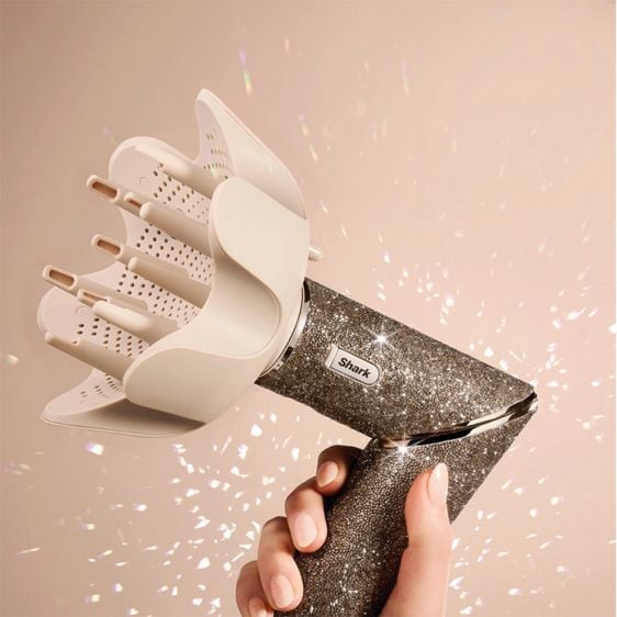 Masha Shark FlexStyle Champagne Diamond Limited Edition 5-in-1 Air Styler and Hair Dryer HD446JSEU