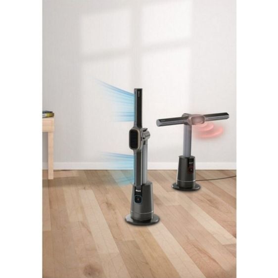 Shark TurboBlade TH200EU fan, 2200 W, + heating, remote control