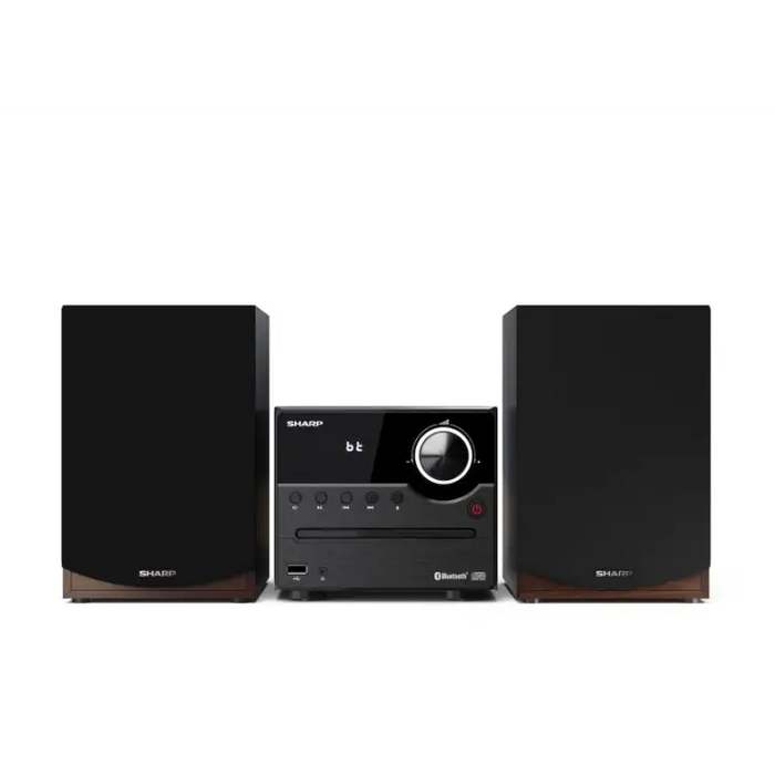 Sharp Audio Systems XL-B512(BR) HI-FI MICRO SYSTEM 45W total max power output FM PLL tuner Bluetooth v5.0 CD player USB
