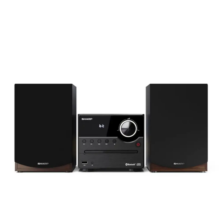 Sharp Audio Systems XL-B512(BR) HI-FI MICRO SYSTEM 45W total max power output FM PLL tuner Bluetooth v5.0 CD player USB