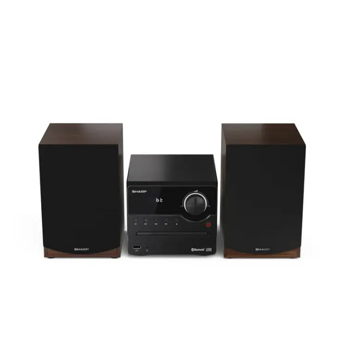 Sharp Audio Systems XL-B512(BR) HI-FI MICRO SYSTEM 45W total max power output FM PLL tuner Bluetooth v5.0 CD player USB