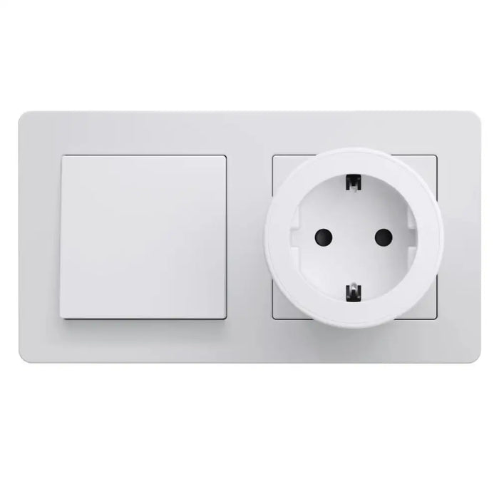 Sharp SGPH01EW4P - WiFi Smart Plug - 4 pack 802.11 b/g/n (2.4GHz) Child Protection Google Assistant Alexa White