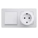 Sharp SGPH01EW4P - WiFi Smart Plug - 4 pack 802.11 b/g/n (2.4GHz) Child Protection Google Assistant Alexa White