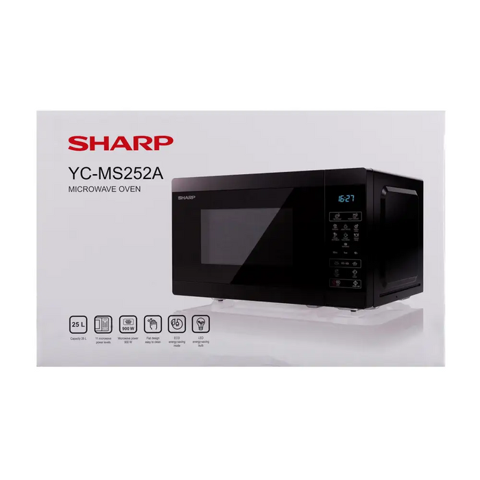 SHARP YC-MS252AE-B microwave oven - Freestanding microwavesAGD-KMW<<<Home Appliance - ProductsAGD<<<ActionPL