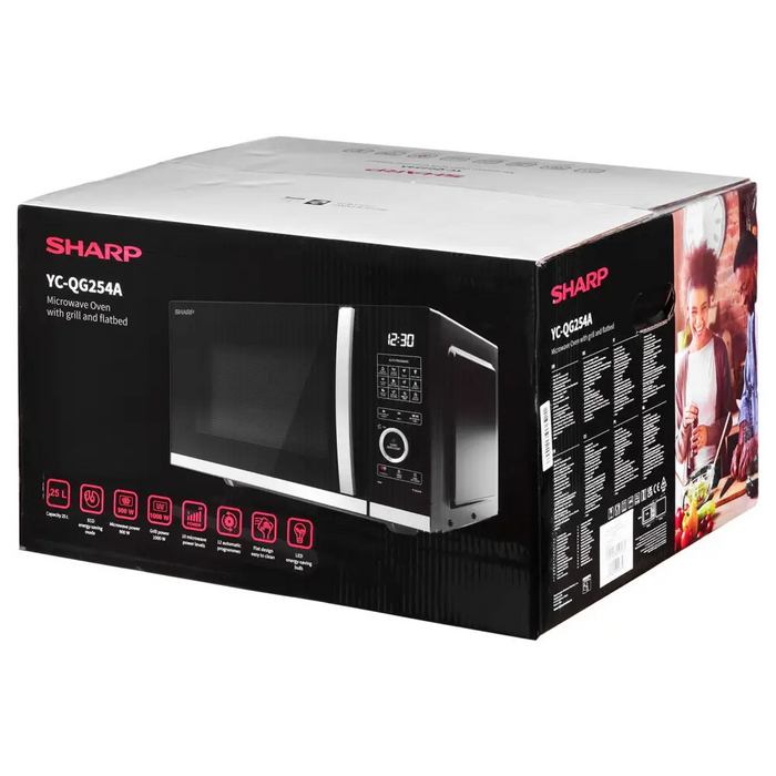 SHARP YC-QG254AEB microwave oven - Freestanding microwavesAGD-KMW<<<Home Appliance - ProductsAGD<<<ActionPL