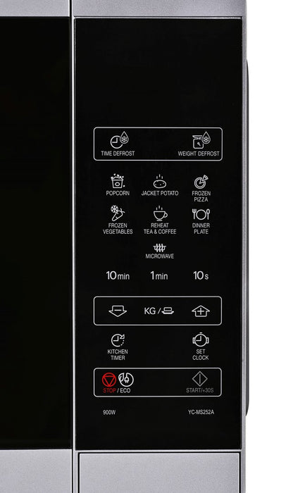 SHARP YC-MS252AE-S microwave oven