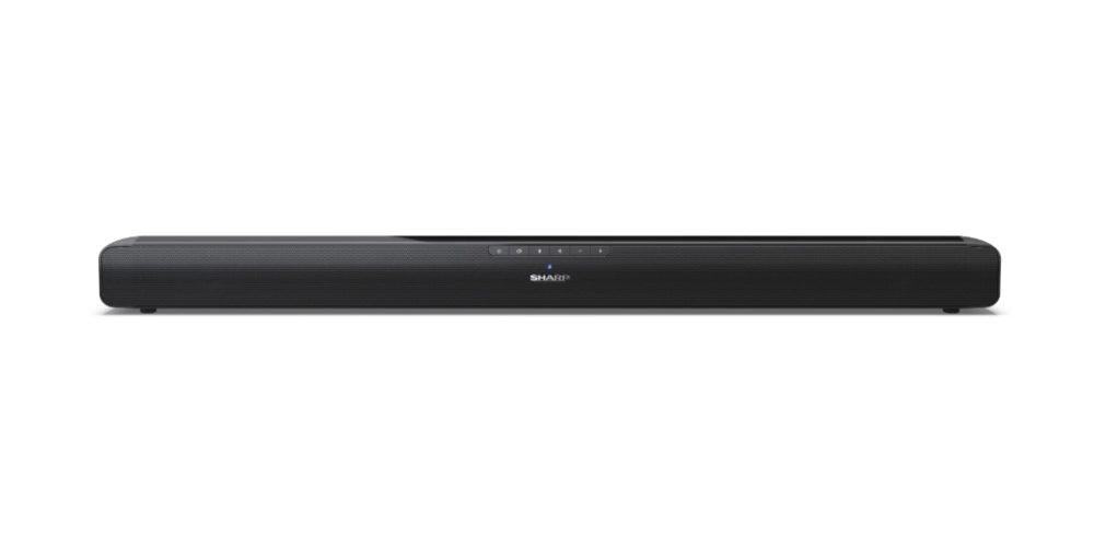 Sharp Soundbar HT-SB100, 75W 2.0 HDMI & BLUETOOTH, HDMI ARC/CEC, USB playback, 3.5mm Aux-in, Digital Optical Audio Input, Glossy black