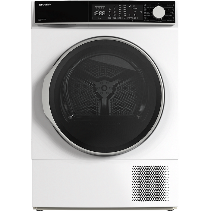 Dryer Sharp KD-NHL0S7GWD, 10 kg, D, White