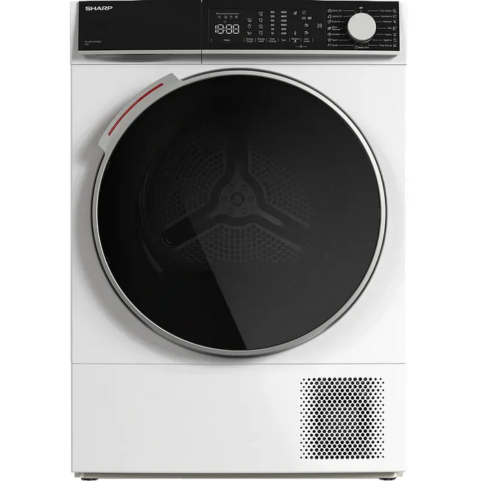 Dryer Sharp KD-NHL9S9GWB, 9 kg, B, White